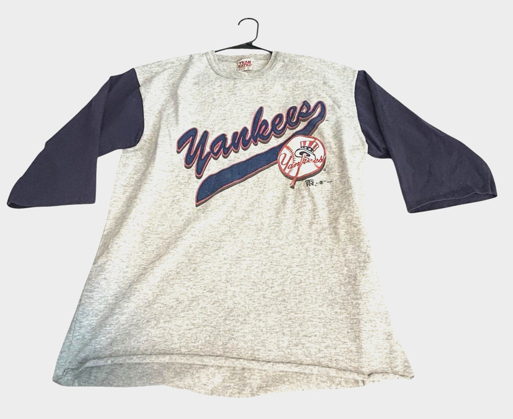 Vintage Team Rated New York Yankees Single Stitch 1994 Made In USA Baseball MLB